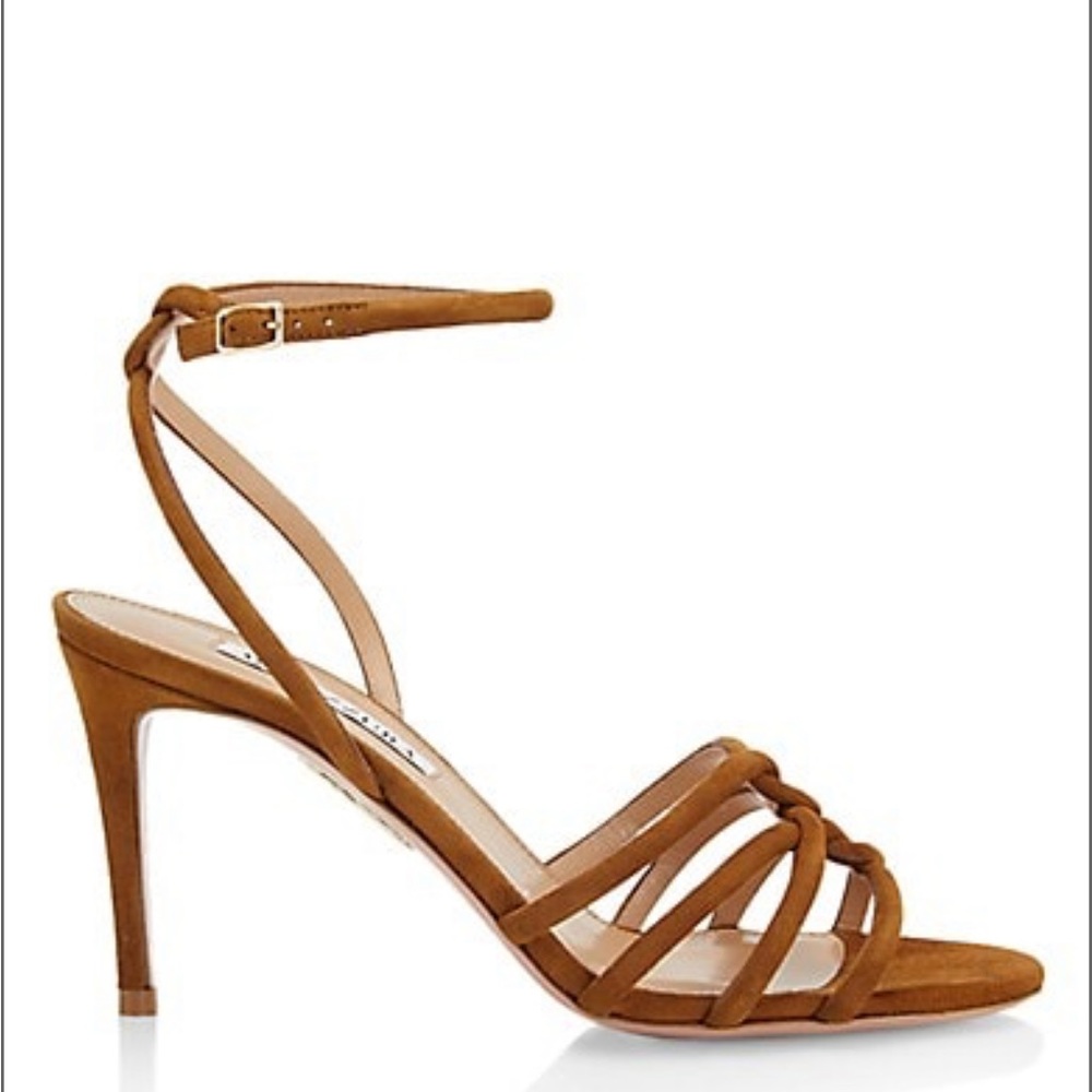 Aquazzura Moon Suede Sandals 38.5